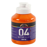 Creativ Company acrylique Paint paillette pour les enfants - orange, 500 ml