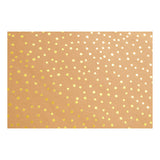 Creativ Company faux leather paper brown with dots, 1m