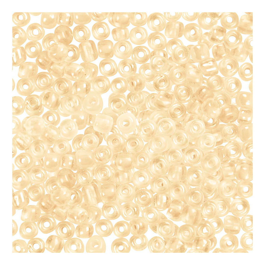 Creativ Company Beads Rocailles Ivory, 500Gram