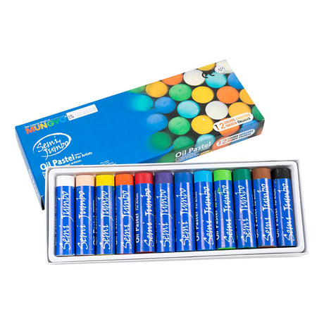 Société créative https : www.ccobby.nl mungyo-maxi-oil-pastel-thickness-17-mm-various-colors-12-piece-1-box