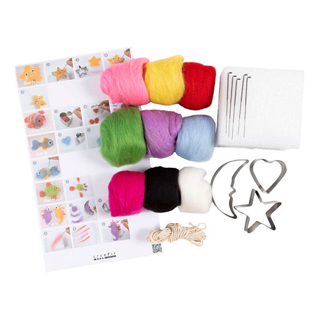 Creativ Company Hobbyset Needle a ressenti des animaux marins
