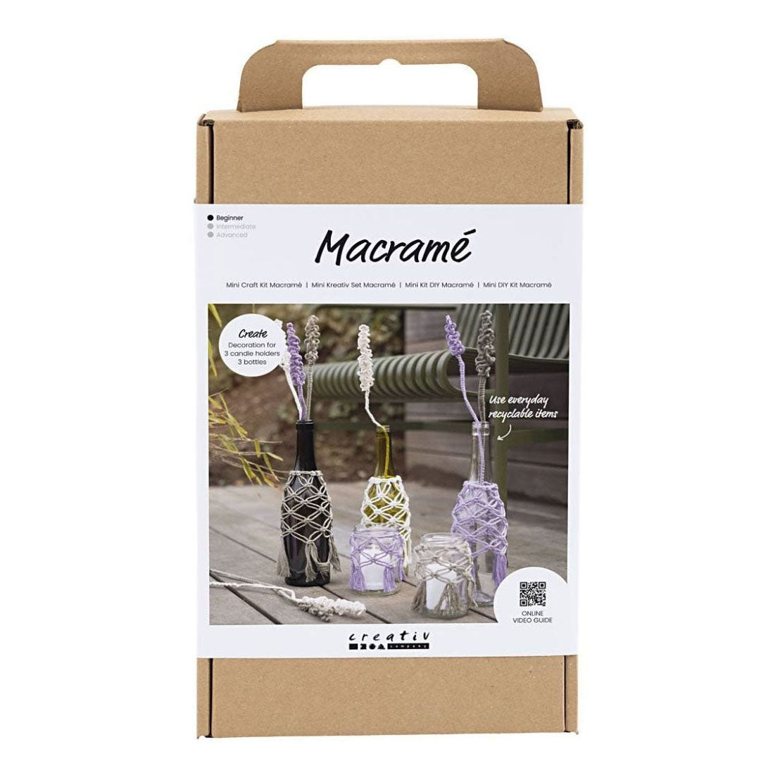 Creativ Company HobbySet Macrame Glass Decoration