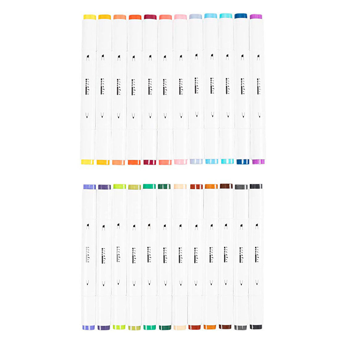 Couleurs de stylo à dessin Creativ Company, 24 pcs. double face