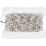 Creativ company jasseron, l: 2 mm, argenté, 20 m 1 pièce