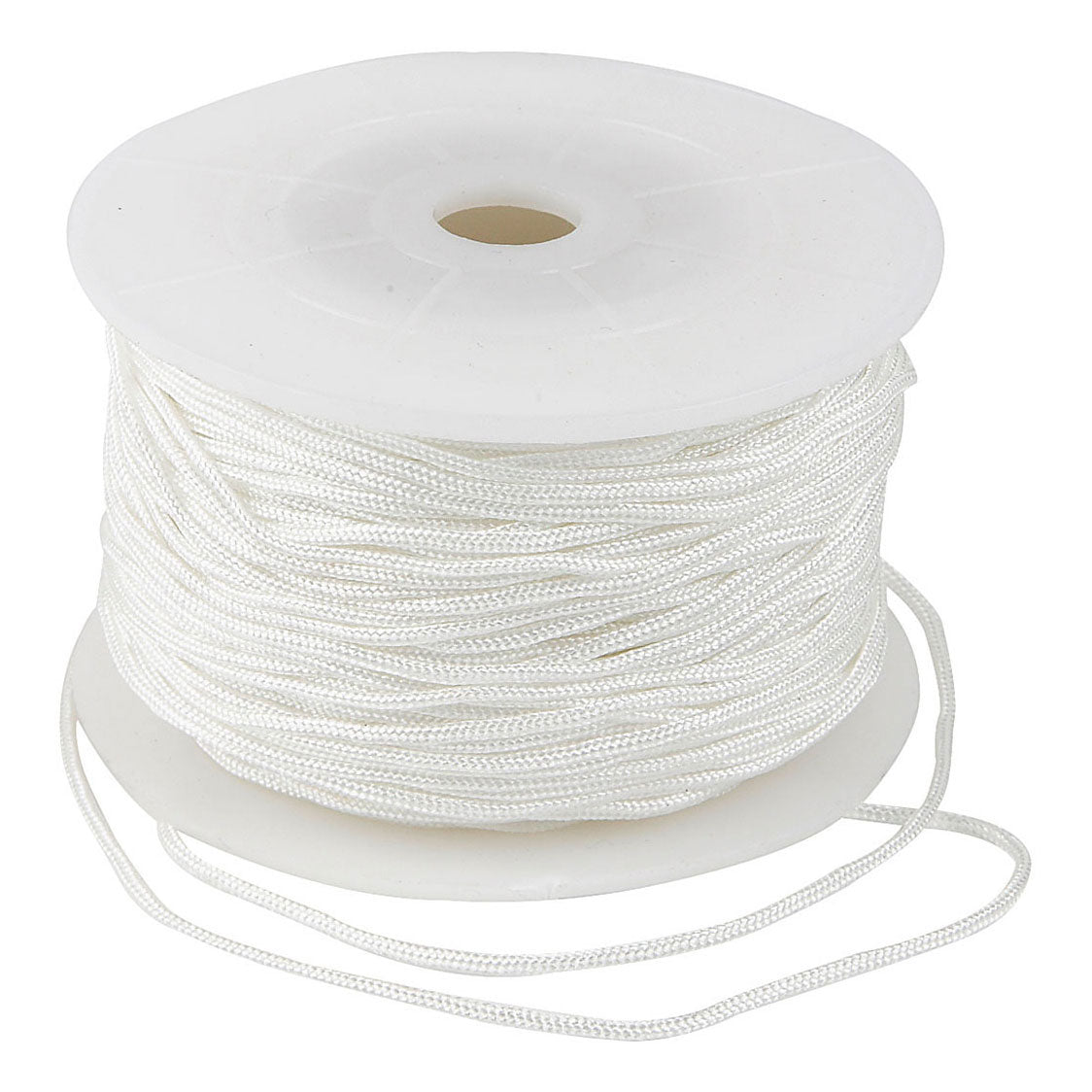 Crétiv Company Polyester Cord blanc 1 mm, 50m