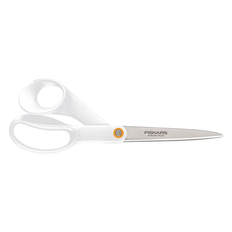 Creativ company fiskars ciseaux universels blancs, 21 cm