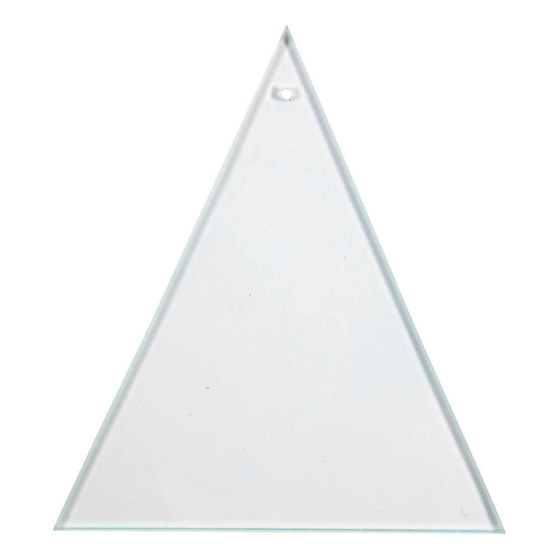 Creativ Company Glass Plate Triangle with Hole 8x9cm, 10t.