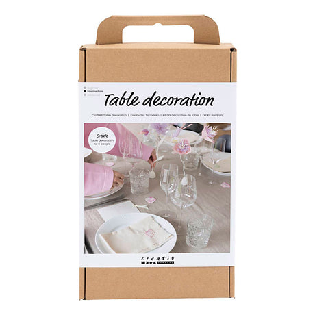 Creativ Company Hobbyset Table Decoration Couleurs pastel