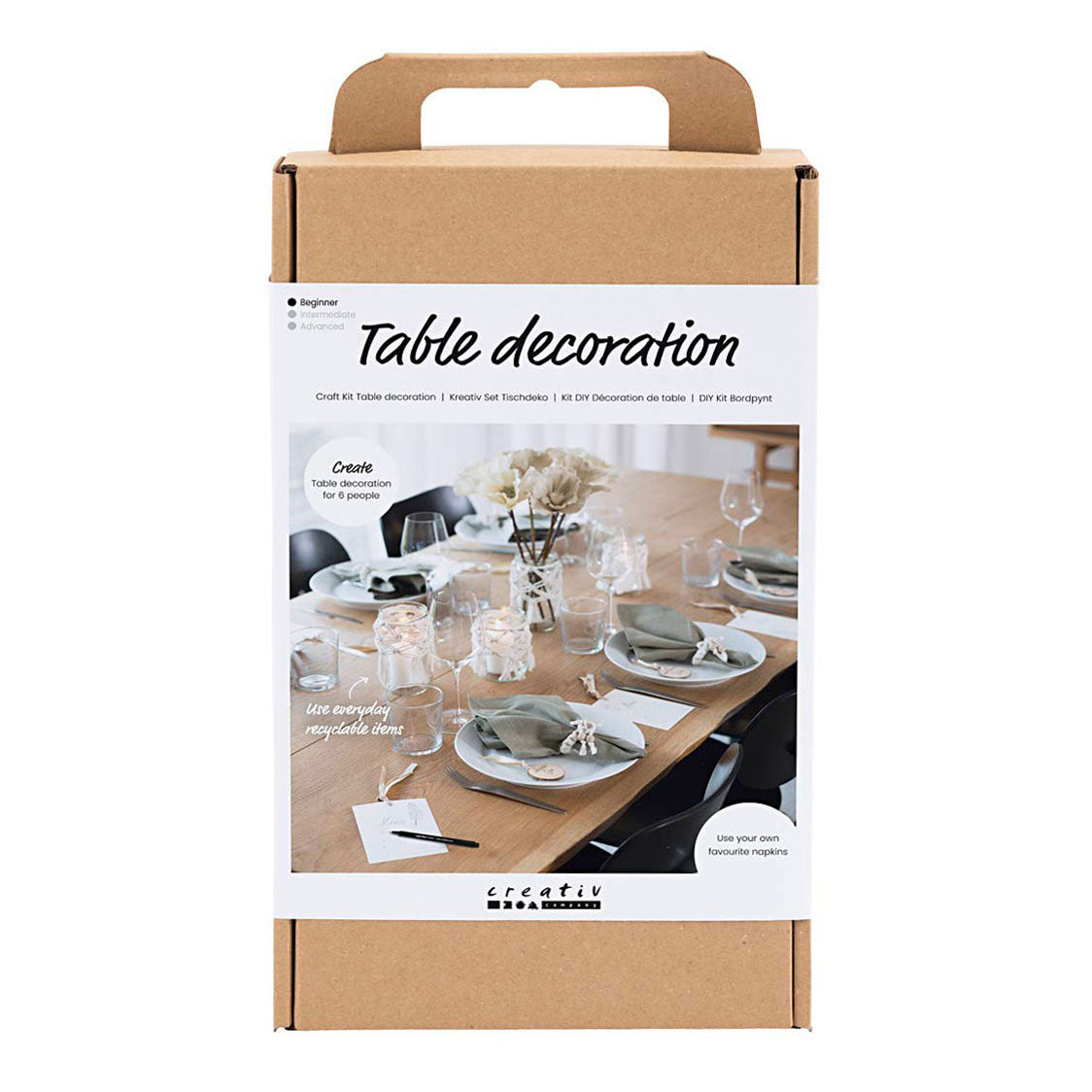 Creativ Company HobbySet table decoration natural