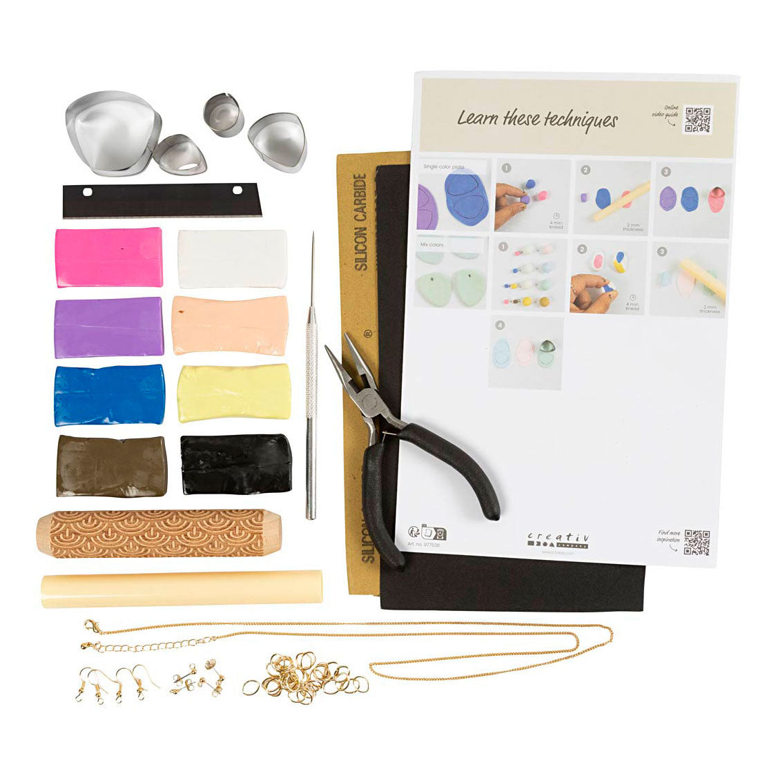 Creativ Company Starter HobbySet Jewelry Making Clay