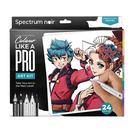 Creativ Company Hobbyset illustration manga et bandes dessinées Heroes Color Set