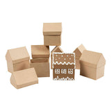 Maisons d'entreprise Creativ, h : 10,5 cm, dimensions 6x8,5 cm, 4 pièces 1 carton