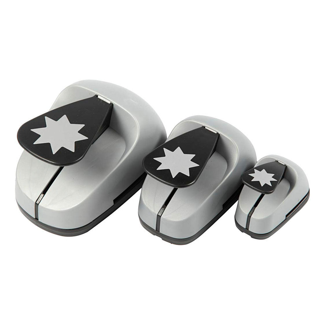 Creativ Company Punching Set Graphic Star, 3..