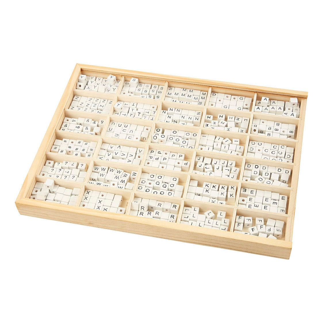 Société créative https: www.cchobby.nl letterbeads-a-z-en-blanco-size-8x8-mm-holesize-3-mm-white-750-div-1-doos