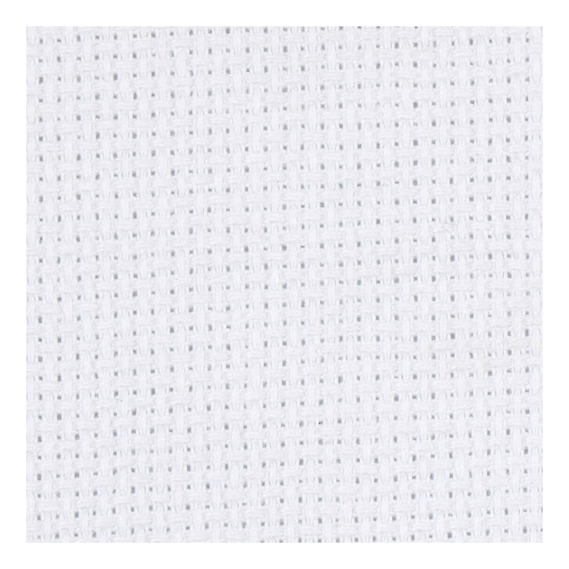 Creativ company aida, l: 150 cm, 70 carrés par 10 cm, blanc, 3 m 1 pièce