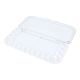 Société créative https: www.ccobby.nl palette de peinture-avec-couvercle-taille-27x12-7x2-3-cm-argent-blanc-1-pièce