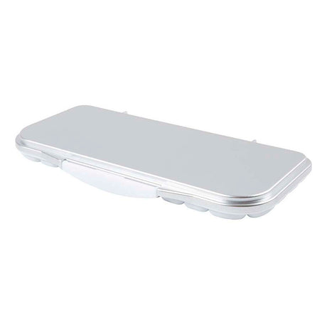 Creativ company palette de peinture avec couvercle, dimensions 27x12,7x2,3 cm, argent, blanc, 1 pièce