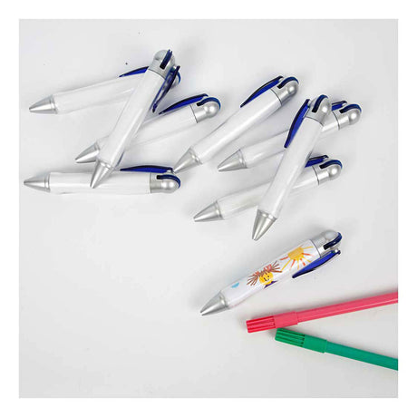 Stylos à bille promotionnels de la société Creativ, 10 pièces, 1 boîte