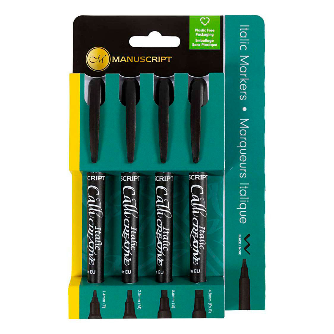 Marqueurs de calligraphie Creativ Company - 4 pcs.