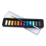 Ensemble d'aquarelles Creativ company, couleurs métalliques, 12 couleurs, 1 boîte