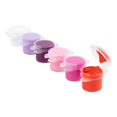 Peinture acrylique Creativ company plus color, harmonie rose violet, 6x5 ml 1 boîte