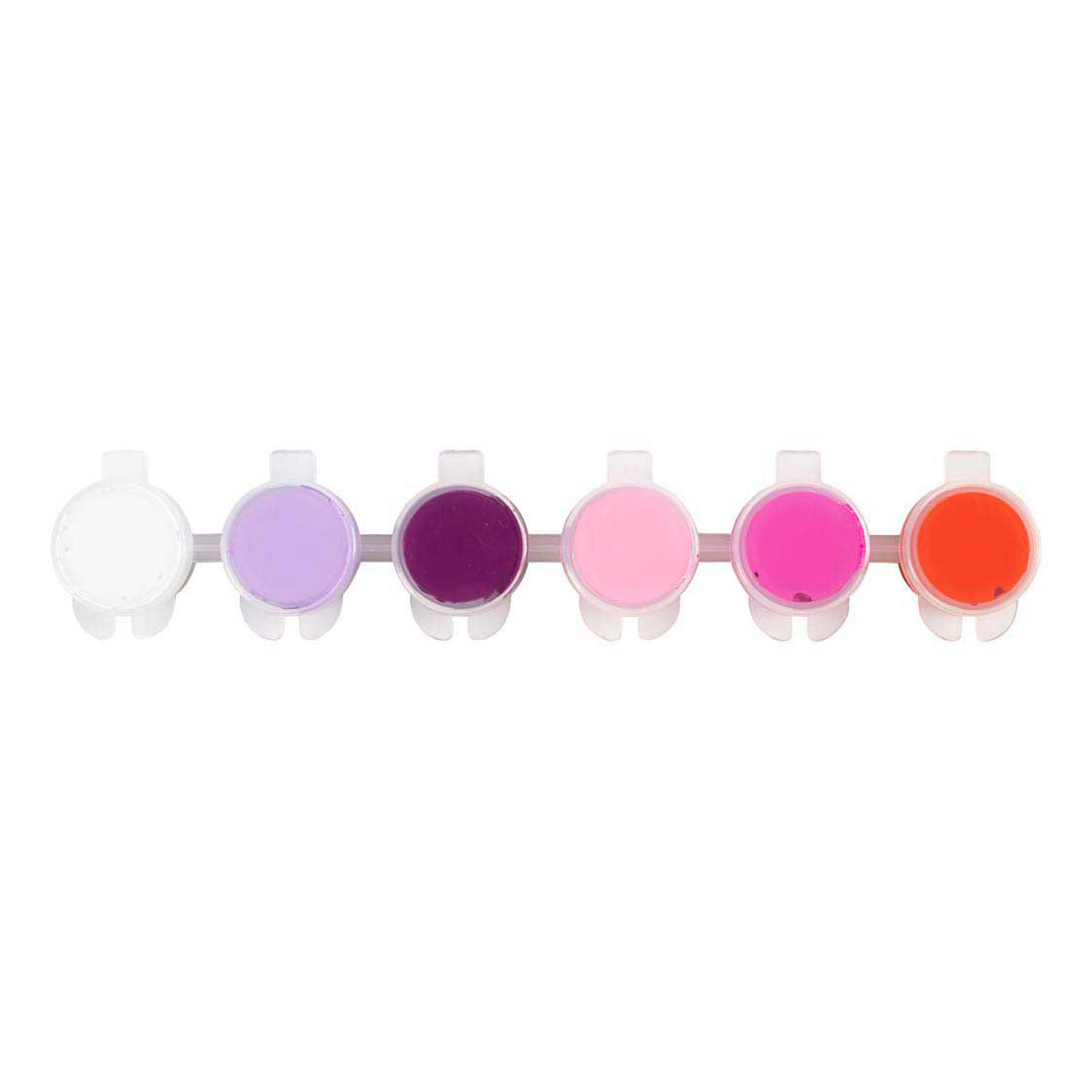 Peinture acrylique Creativ company plus color, harmonie rose violet, 6x5 ml 1 boîte