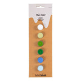 Peinture acrylique Creativ company plus color, harmonie bleu vert, 6x5 ml 1 boîte