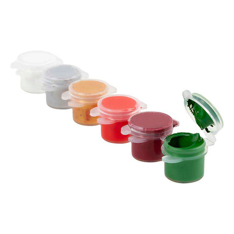 Creativ company plus color peinture acrylique, peinture de Noël, 6x5 ml 1 boîte