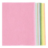 Société créative https : www.ccobby.nl hobbyfelt-a4-sheet-210x297-mm-thickness-2-mm-pastelcolours-10-sheet-1-box