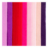 Creativ company hobby feutre, a4, feuille 210x297 mm, épaisseur 2 mm, harmonie rose violet, 10 pièces 1 boîte