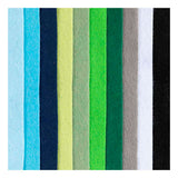 Creativ company hobby feutre, a4, feuille 210x297 mm, épaisseur 2 mm, harmonie bleu vert, 10 pièces 1 boîte