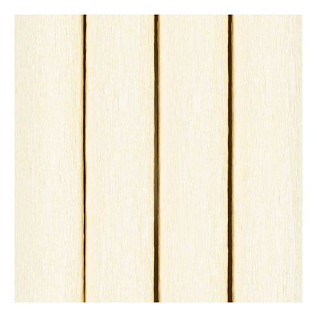 Papier crépon Creativ company, feuille 25x60 cm, taux de crêpe : 180%, 105 gr, blanc cassé, 4 feuilles 1 boîte