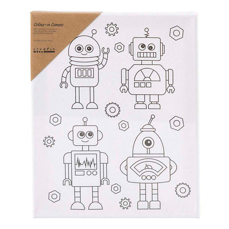 Société Creativ https: www.ccobby.nl peinture toile-avec-impression-robots-d-1-6-cm-dimensions-24x30-cm-360-gr-1-piece