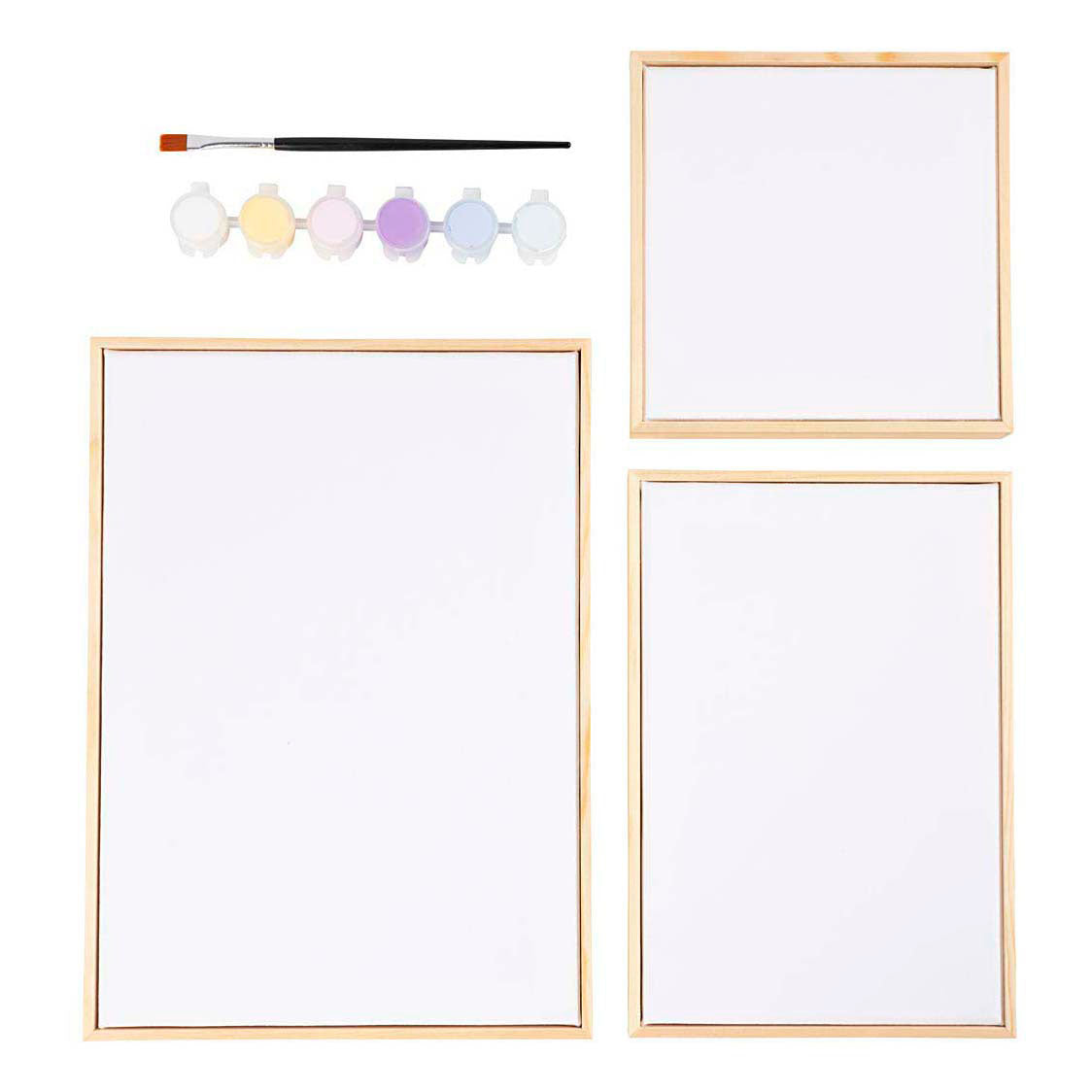Société créative https : www.ccobby.nl mix-of-stretched-canvas-pastelcolors-1-box