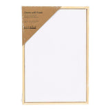 Toile tendue de l'entreprise Creativ avec cadre 280gr. 15,8x23,8cm - blanc