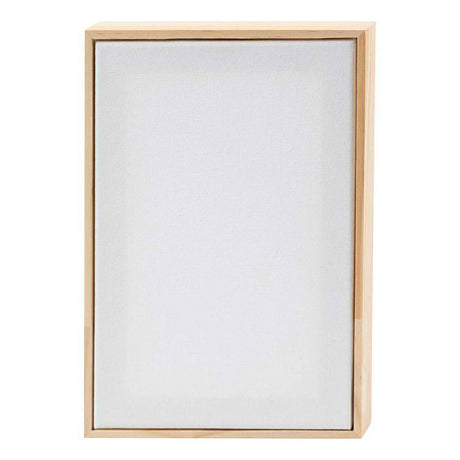 Creativ company Toile tendue avec cadre, dim. 15,8x23,8 cm, 280 g, blanc, 1 pièce