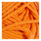 Fil de coton Creativ company, taille 8 8, l : 80-85 m, orange, 50 g 1 pelote