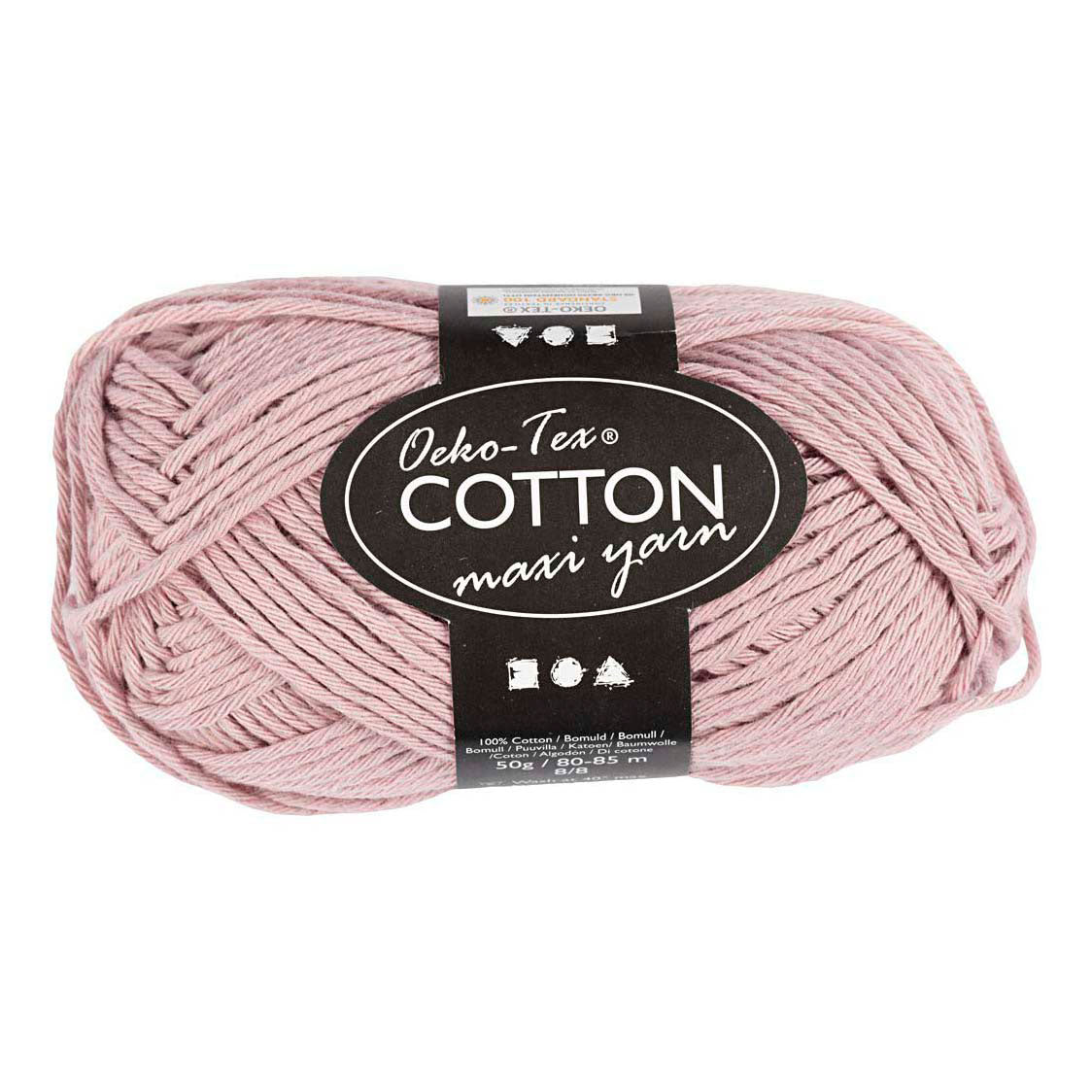 Fil de coton Creativ company taille 8 8 l : 80-85 m lavande - 50gr.