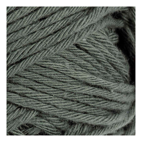 Fil de coton Creativ company, taille 8 8, l : 80-85 m, gris, 50 g 1 pelote