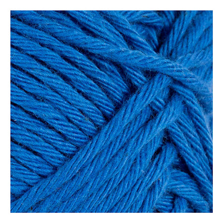 Fil de coton Creativ company, taille 8 8, l : 80-85 m, bleu cobalt, 50 g 1 pelote