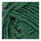 Fil de coton Creativ company, taille 8 8, l : 80-85 m, vert foncé, 50 g 1 pelote