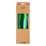Creativ company chenille 6mm x 30cm harmonie verte et turquoise - 25 pcs.