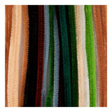 Creativ company chenille, l: 30 cm, épaisseur 6 mm, naturel, 25 pièces 1 boîte