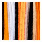 Creativ company chenille, l: 30 cm, épaisseur 6 mm, couleurs halloween, 25 div 1 boîte