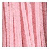 Creativ company chenille, l: 30 cm, épaisseur 6 mm, rose, 50 pièces 1 boîte