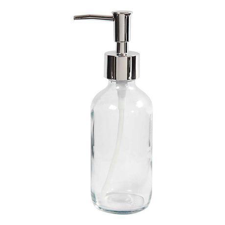 Société créative https: www.ccobby.nl pompe à savon-h-19-3-cm-d-6-3-cm-230-ml-clear-1-piece