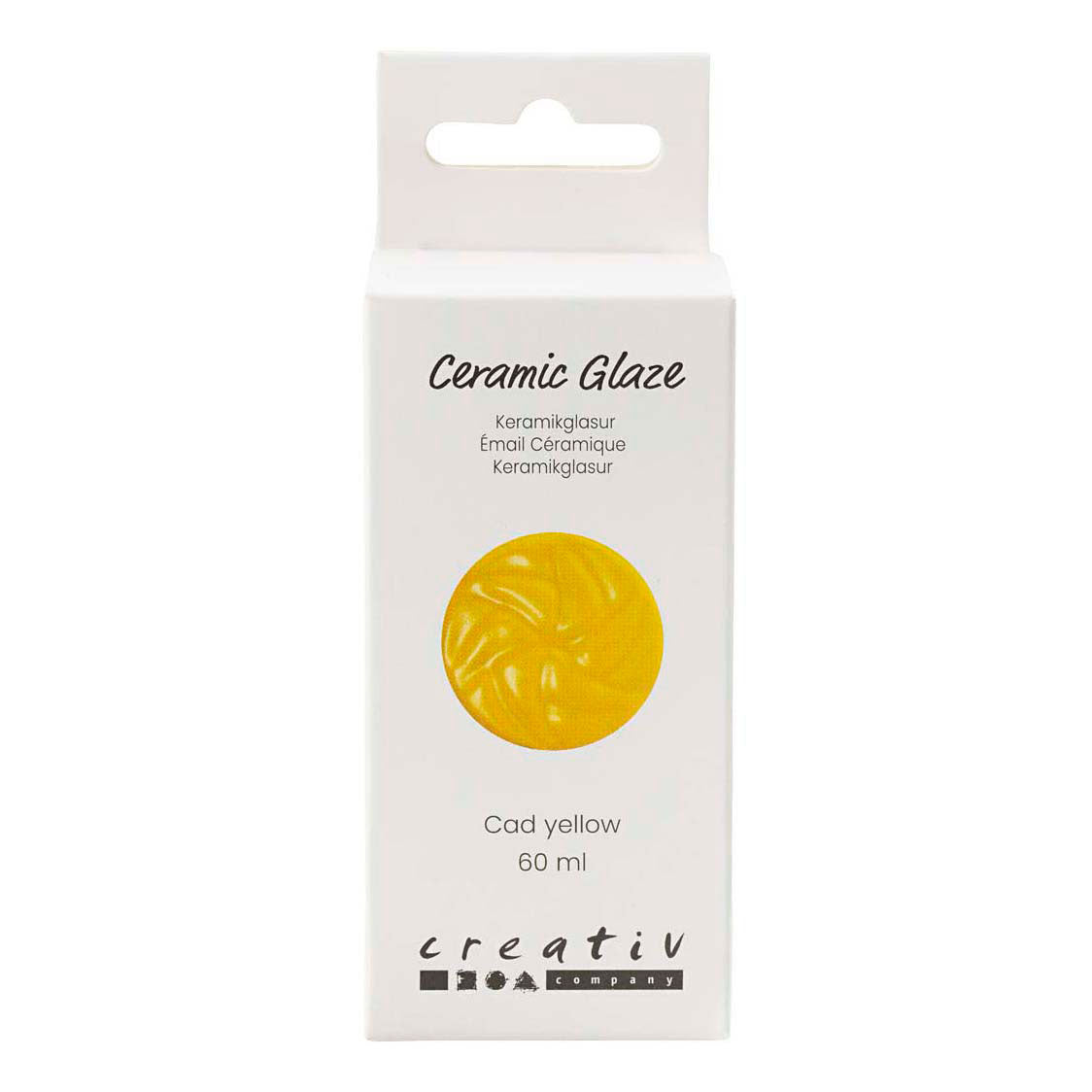 Creativ company vernis céramique 984-1101 c jaune cad opaque - 60ml