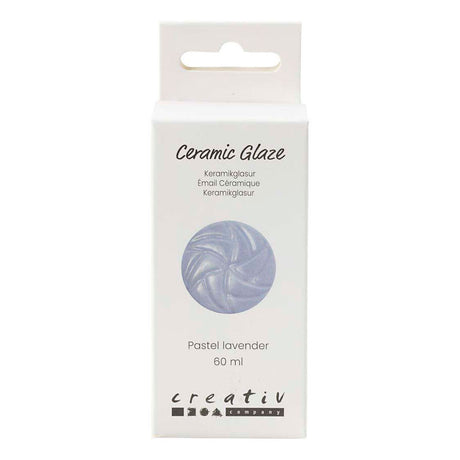 Glaçage céramique Creativ company, 984-1101 °c, opaque, lavande pastel, 60 ml 1 flacon
