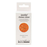 Creativ company vernis céramique moucheté 999-1060 c soleil orange opaque - 60ml