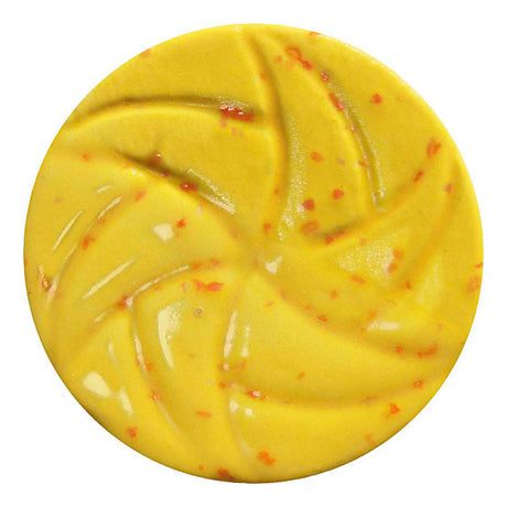 Creativ company vernis céramique moucheté, 999-1060 °c, opaque, brume jaune, 60 ml 1 flacon